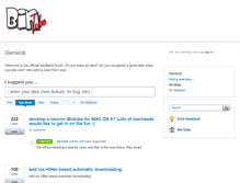 Tablet Screenshot of feedback.bintube.com